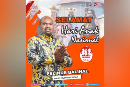 Wakil Bupati Kabupaten Puncak Pelinus Balinal.
