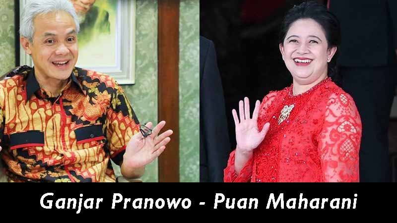 Foto: Ganjar Pranowo dan Puan Maharani