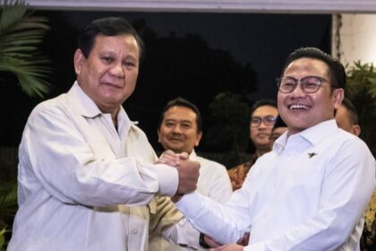 Foto: Prabowo Subianto dan Muhaimin Iskandar (Cak Imin)
