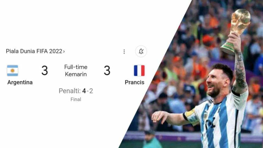 Argentina Juara Piala Dunia 2022