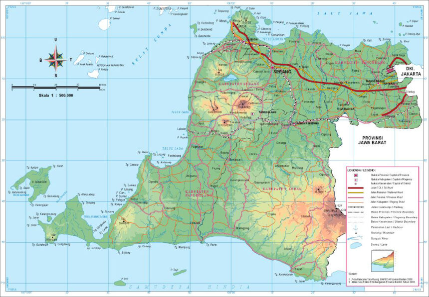 Foto: Peta Banten