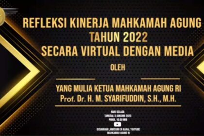 Refleksi Kinerja Mahkamah Agung RI Tahun 2023
