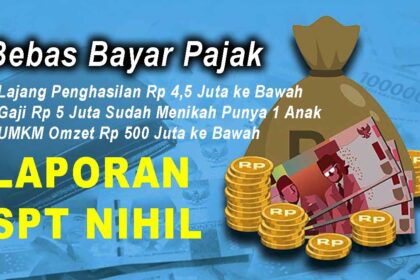 Bebas Bayar Pajak atau Bebas Pajak (Laporan SPT Nihil)