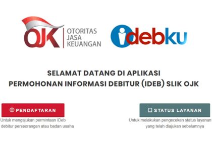 Website BI Checking Onlibe (SLIK OJK Online)