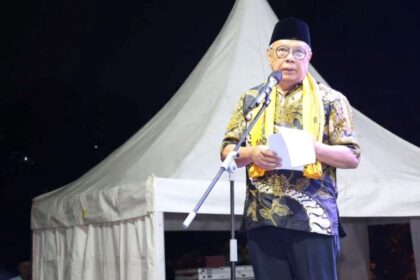 Benyamin Davnie saat Menghadiri HUT ke-16 Ciptim