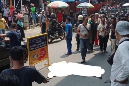 Pria Bunuh Diri dari Atas Flyover Ciputat