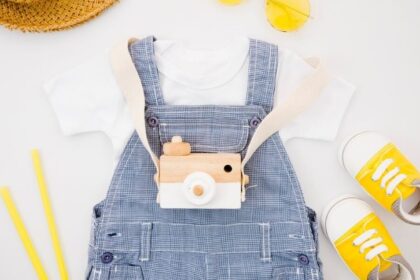Flat Lay Baby Clothes