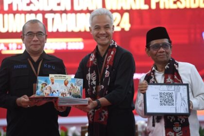 Pendaftaran Ganjar dan Mahfud MD