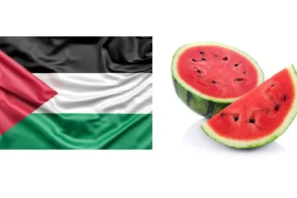 Buah Semangka Menjadi Simbol Dukungan Terhadap Palestina