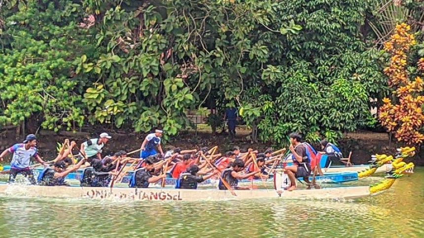 Cabor Dayung KONI Kota Tangerang Selatan pada Porkot Tangsel 2023
