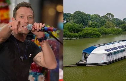 Coldplay Memberi Kapal Pembersih Sampah di Sungai Cisadane