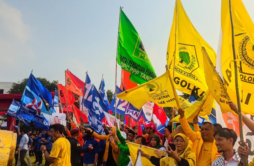 KPU Kota Tangsel Mengadakan Kirab Pemilu 2024