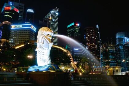 Taman Merlion (Air mancur Singa di Singapura)