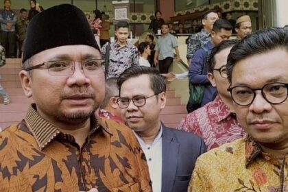 Menteri Agama (Menag) Yaqut Cholil Qoumas saat Berkunjung ke UIN Jakarta