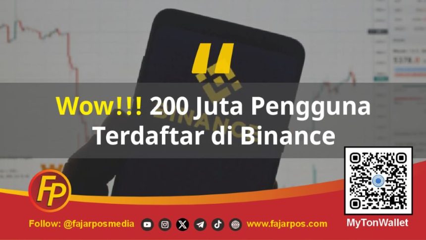 200 Juta Pengguna Terdaftar di Binance