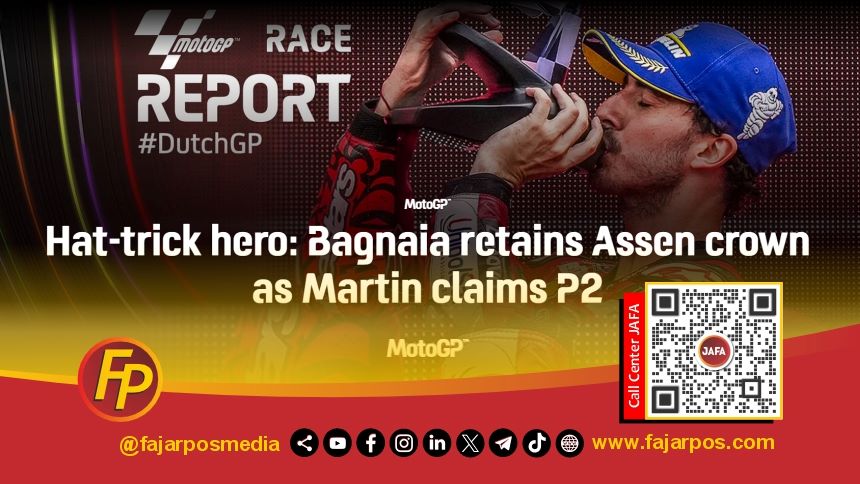 Hat-Trick Hero: Bagnaia Retains Assen Crown as Martin Claims P2 (MotoGP Assen 2024)
