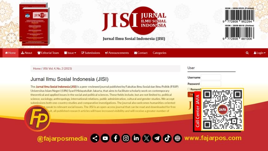 Jurnal Sinta 3 - Jurnal Ilmu Sosial Indonesia (JISI)