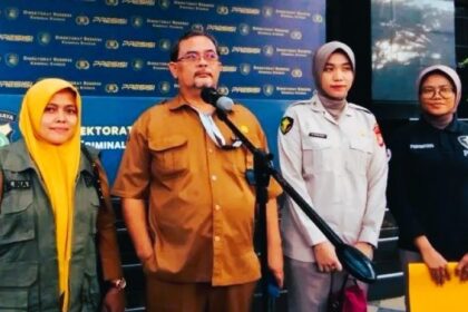 Pemkot Tangsel dan KemenPPPA saat memberikan keterangan terkait kasus anak dalam video vulgar