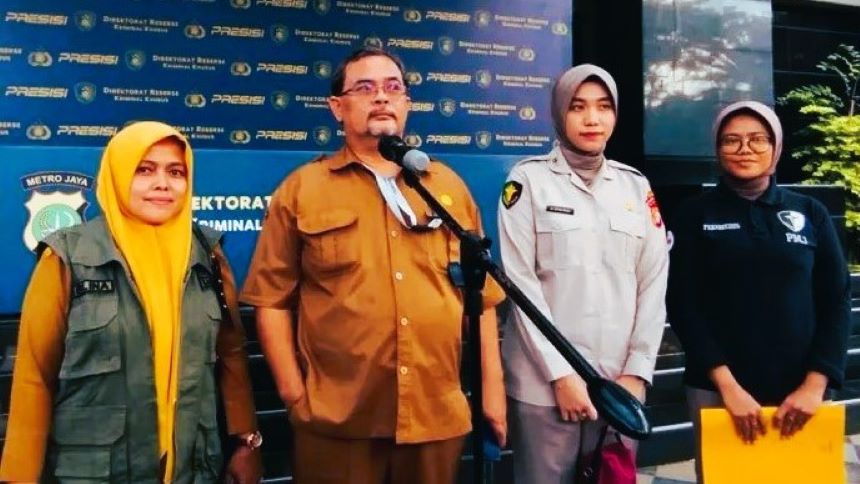 Pemkot Tangsel dan KemenPPPA saat memberikan keterangan terkait kasus anak dalam video vulgar