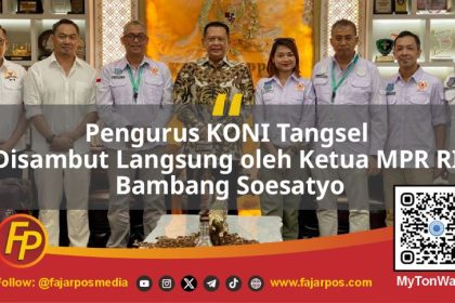 Pengurus Komite Olahraga Nasional Indonesia (KONI) Tangerang Selatan Disambut Langsung oleh Ketua MPR RI Bambang Soesatyo