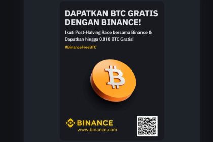 Tangkap Layar Bitcoin (BTC) Gratis dari Binance