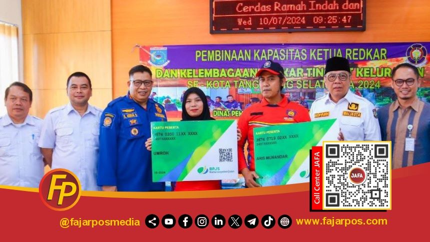 Pemkot Tangsel Memiliki Komitmen Berikan Asuransi atau Perlindungan kepada Relawan Pemadam Kebakaran Melalui Program BPJS Ketenagakerjaan.