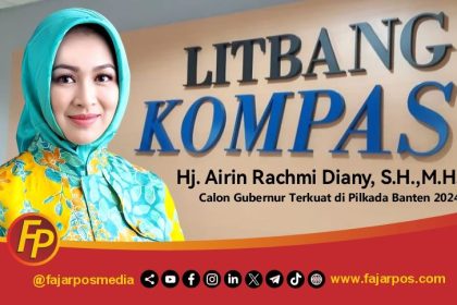 Survei Litbang Kompas - Airin Rachmi Diany Calon Gubernur Terkuat di Pilkada Banten 2024