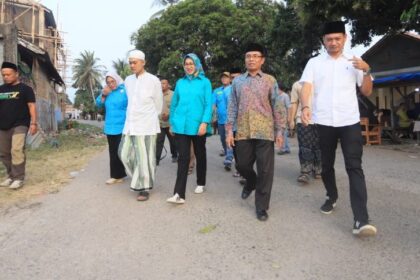 Bakal Calon Gubernur Banten Airin Rachmi Diany Ziarah ke Makam Syekh Asnawi