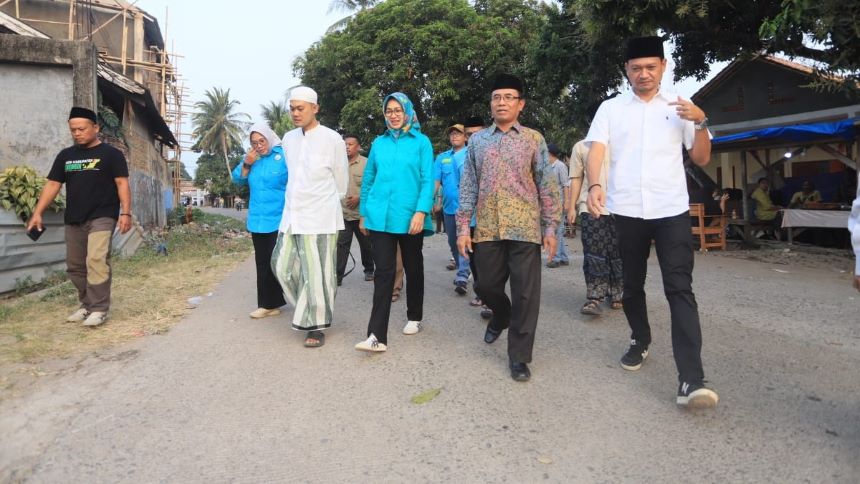 Bakal Calon Gubernur Banten Airin Rachmi Diany Ziarah ke Makam Syekh Asnawi