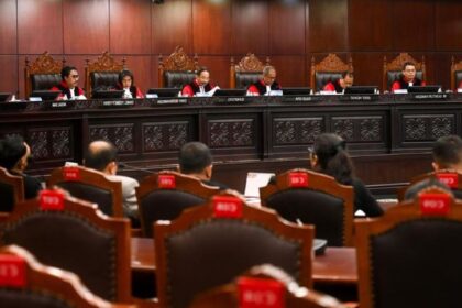 Foto: Sidang Putusan Mahkamah Konstitusi Republik Indonesia (MK RI) Uji Materi Undang-undang Pilkada