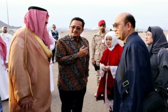 Megawati Soekarnoputri tiba di Madinah, Arab Saudi untuk berziarah ke makam Rasulullah