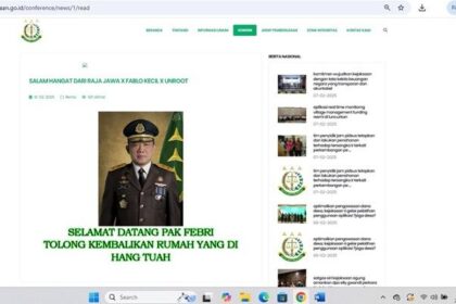 Situs Kejaksaan Agung diretas