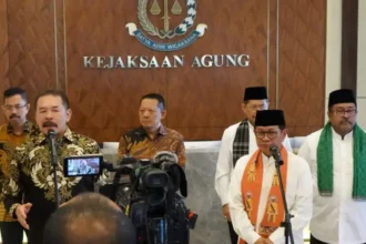 Gubernur DKI Jakarta Pramono Anung dan Wakilnya Rano Karno bertemu Jaksa Agung RI ST Burhanuddin