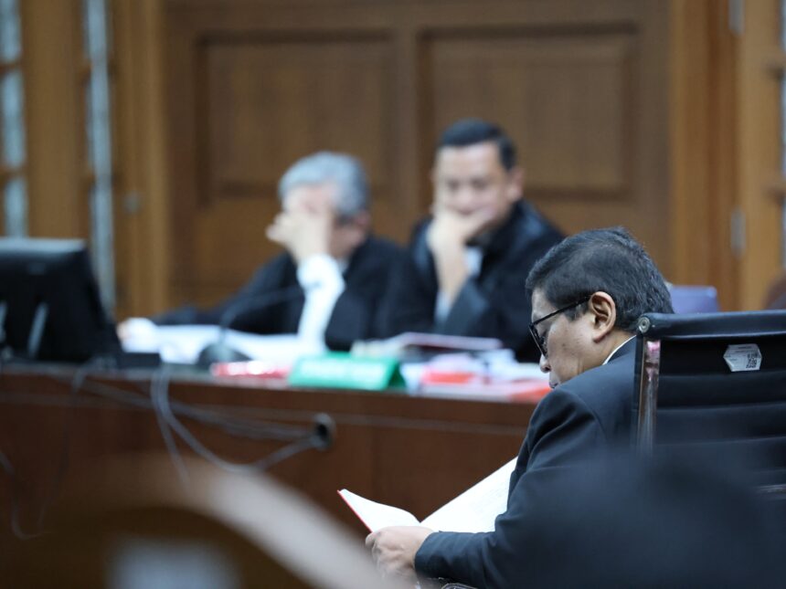 Sekjen PDIP Hasto Kristiyanto di Pengadilan Tipikor