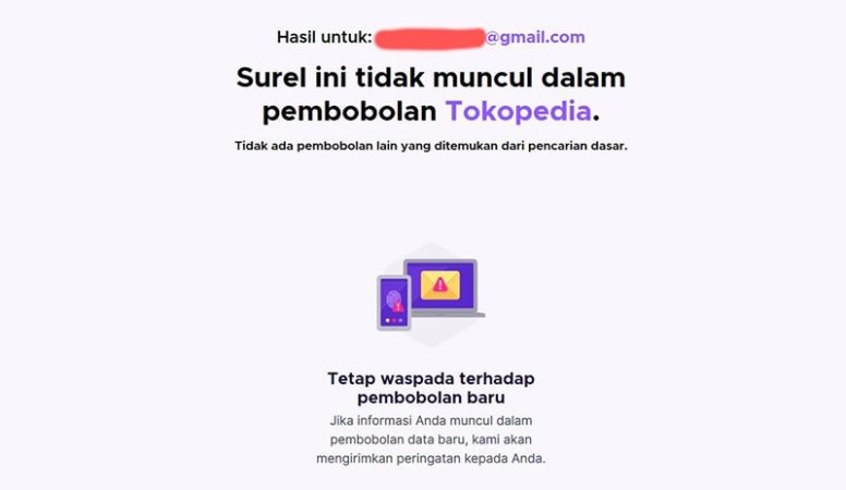 Informasi Akun Aman atau Justru Jadi Korban Kebocoran Data Tokopedia