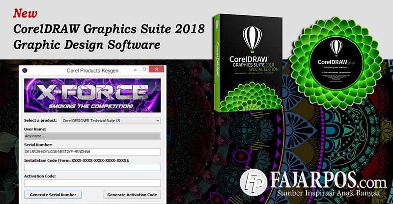 Keygen X-Force CorelDRAW-Graphics-Suite-2018