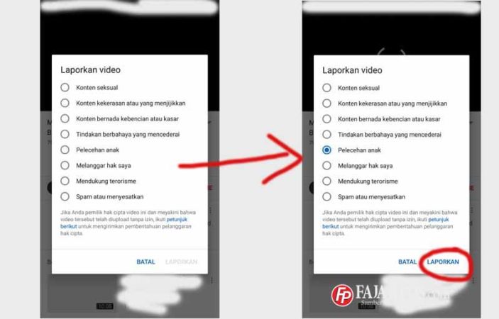 Melaporkan Pelanggaran Video Youtube via Android - 2