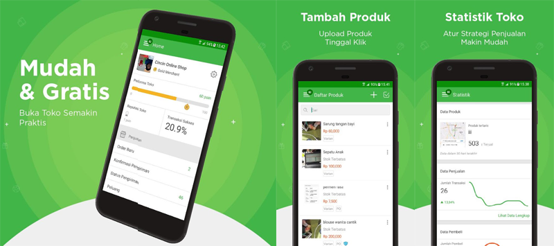 Aplikasi Seller Tokopedia - Jual Online