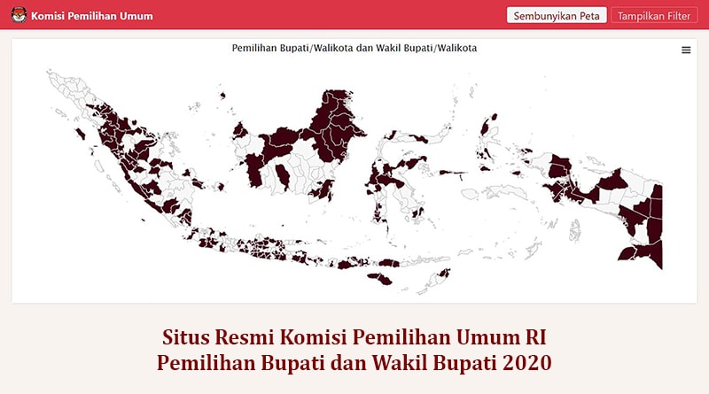 Situs Resmi KPU RI - Pemilihan Bupati dan Wakil Bupati 2020
