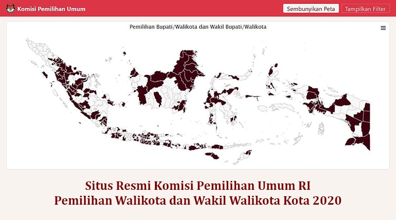 Situs Resmi KPU RI - Pemilihan Walikota dan Wakil Walikota Kota 2020